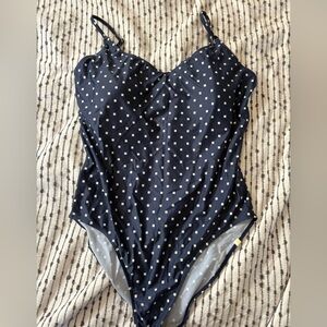 Summersalt Navy and White Patterned Swimsuit